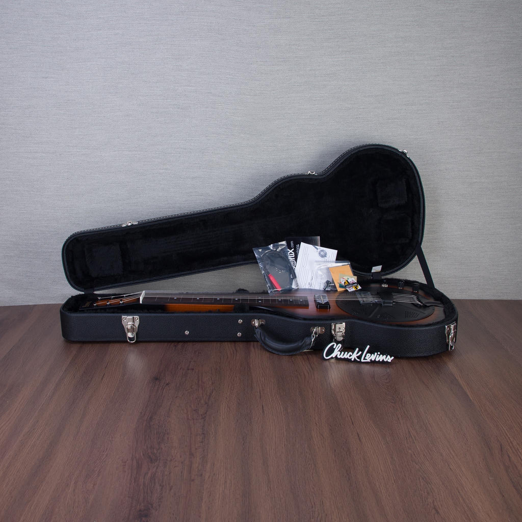 Beard Guitars Road-O-Phonic Lap Steel Acoustic Electric Guitar - Tobacco Sunburst - #287 - View 10 | MusicMarket