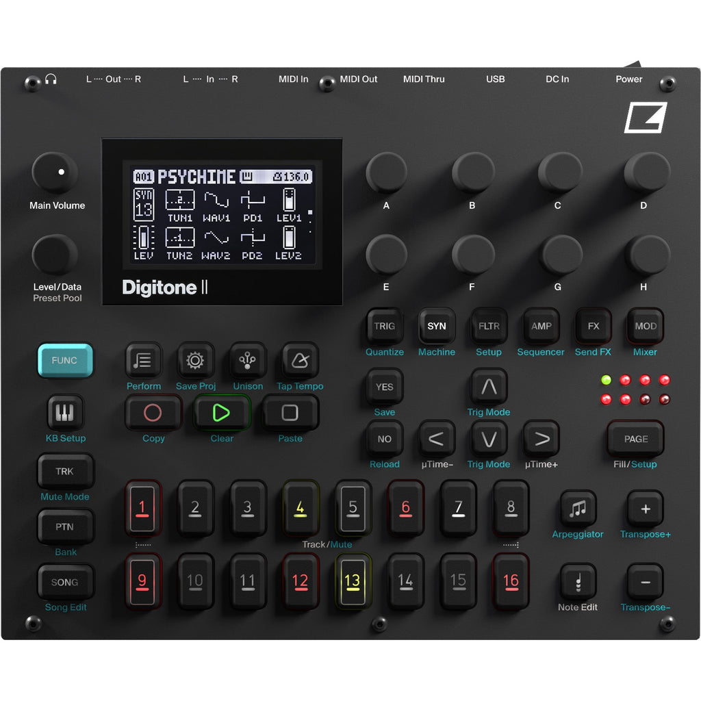 Elektron Digitone II 16-Track Polyphonic Digital Synthesizer - MusicMarket