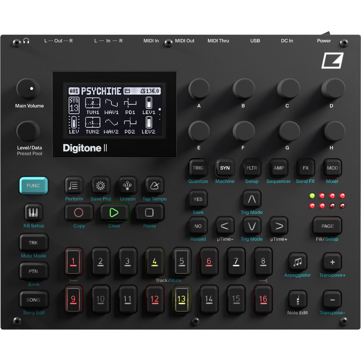 Elektron Digitone II 16-Track Polyphonic Digital Synthesizer - MusicMarket