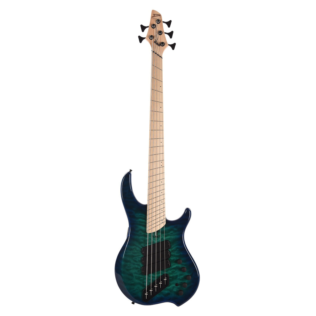 Dingwall Combustion 5-String Swamp Ash/Quilted Maple Whale Pool Burst