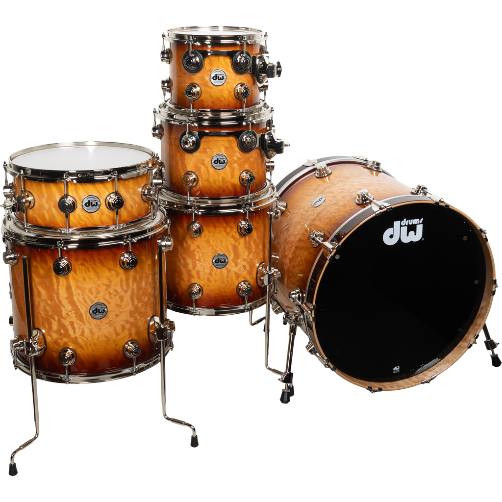 Drum Workshop 6-Piece Collectors Series Maple 333 Shell Kit - Almond Burst - MusicMarket