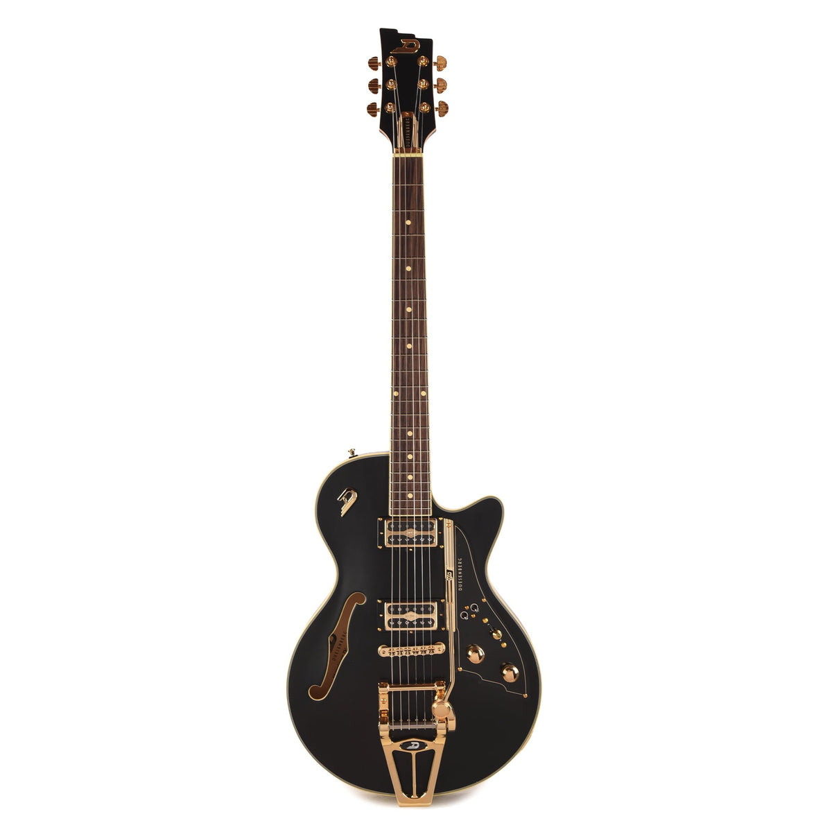 Duesenberg Starplayer TV Black Velvet - Angle 4 | MUSICTONER