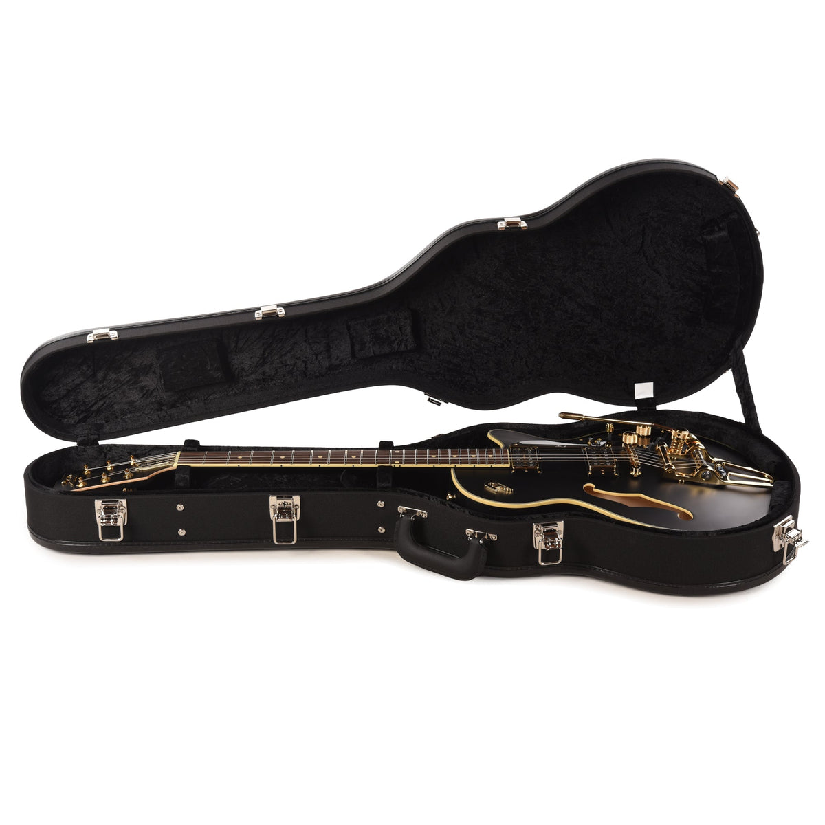 Duesenberg Starplayer TV Black Velvet - Angle 8 | MUSICTONER