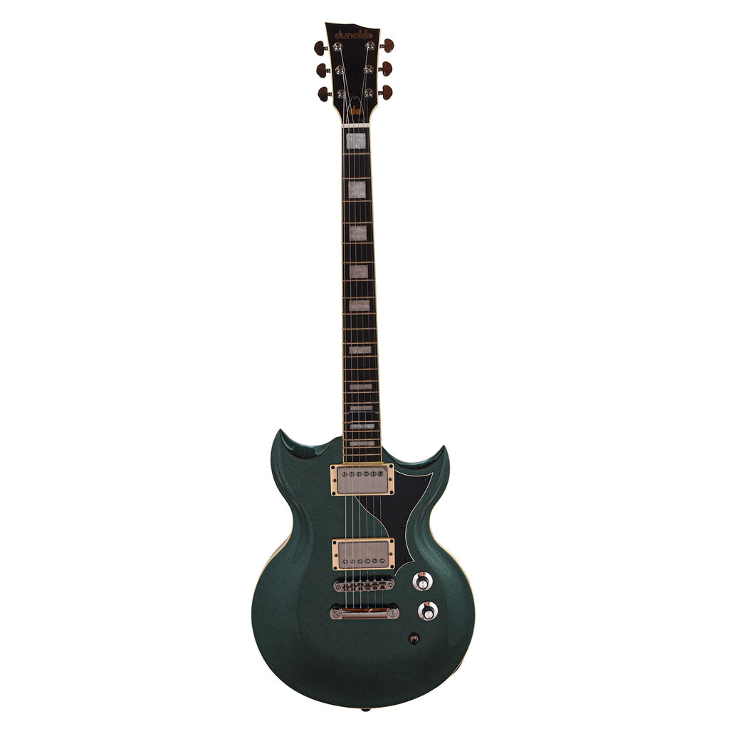 Dunable Minotaur DE Dark Metalllic Green Gloss - Angle 4 | MUSICTONER