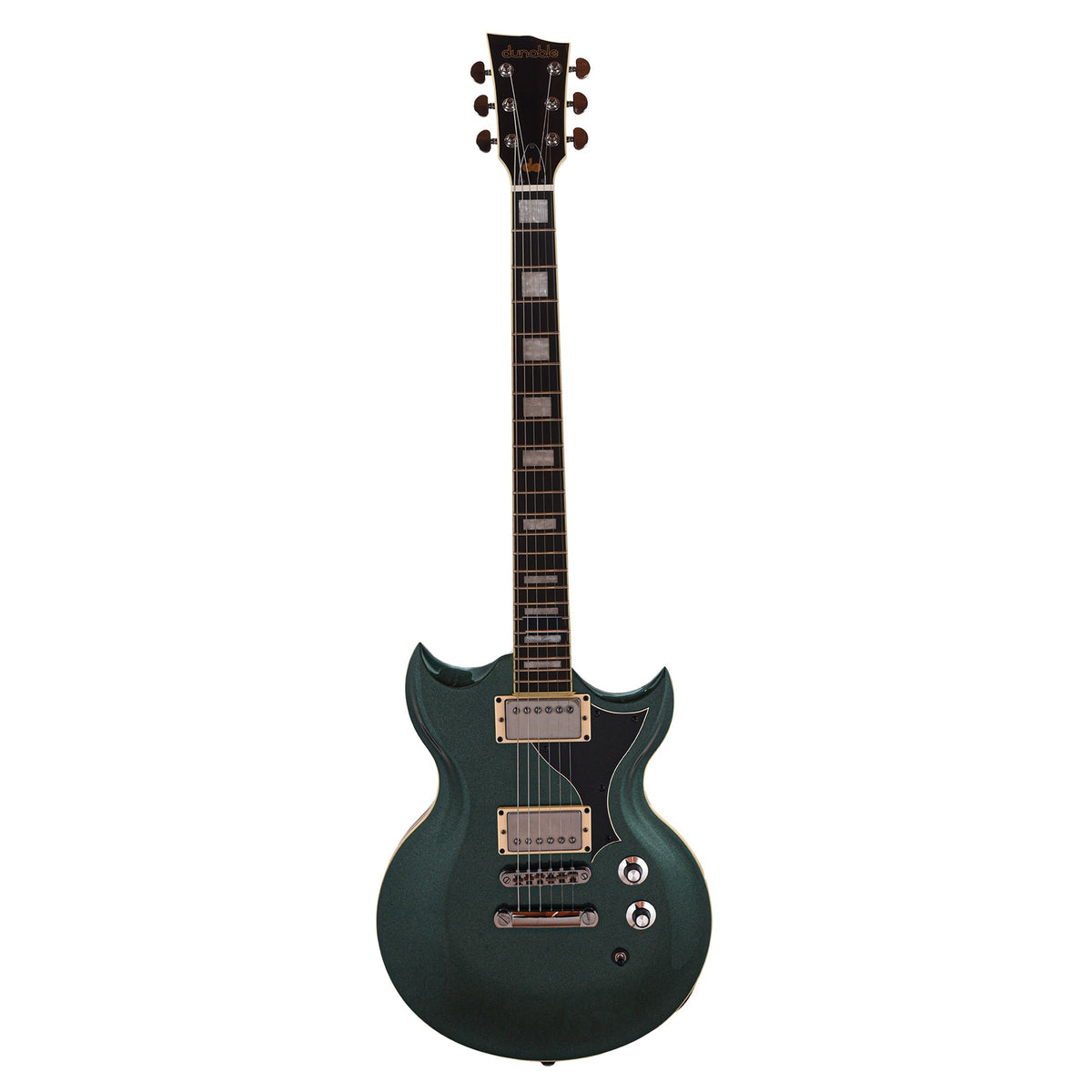 Dunable Minotaur DE Dark Metalllic Green Gloss - Angle 4 | MUSICTONER
