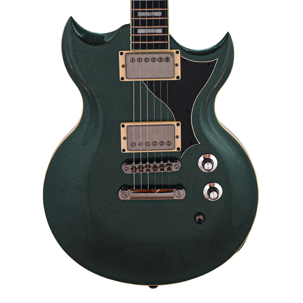 Dunable Minotaur DE Dark Metalllic Green Gloss - Angle 2 | MUSICTONER