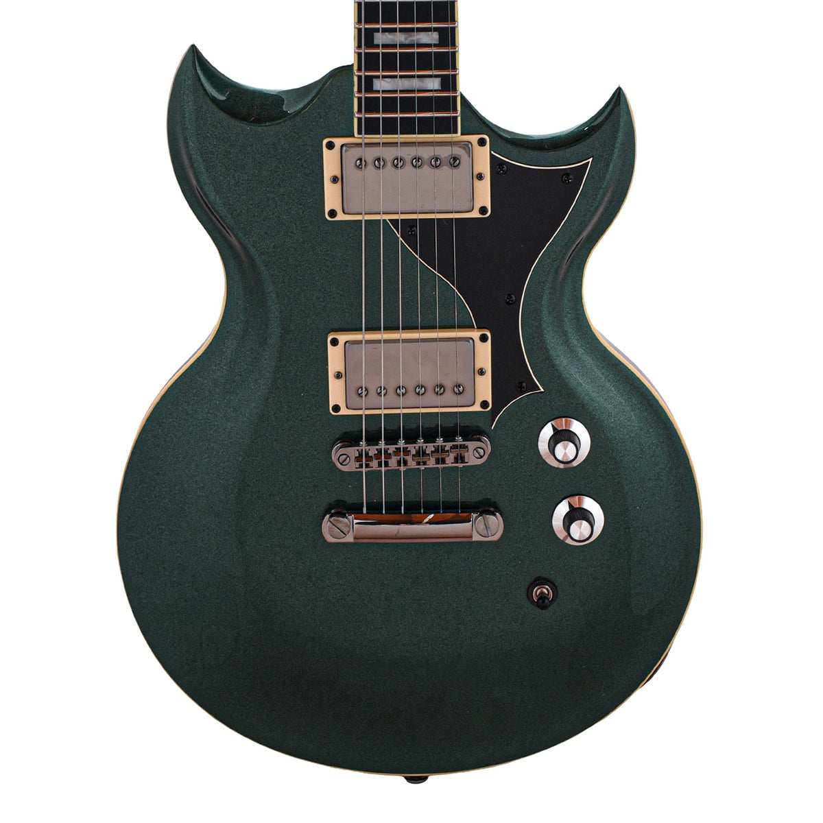 Dunable Minotaur DE Dark Metalllic Green Gloss - Angle 2 | MUSICTONER