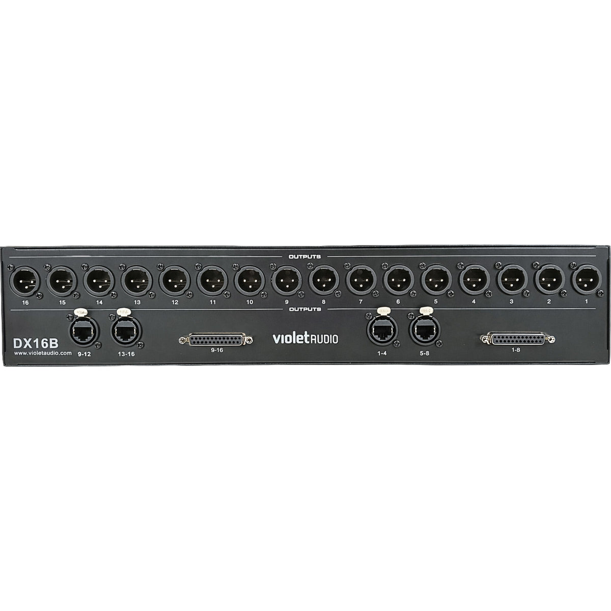 Violet Audio DX16B 16 Channel 4 way Passive Audio Splitter - View 2 | MusicMarket