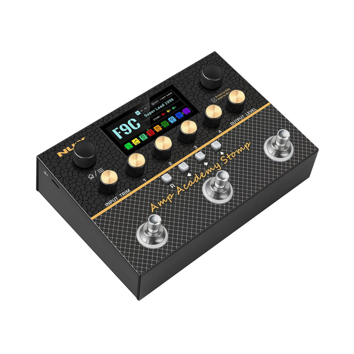 Nux Amp Acadermy Stomp Compact Guitar Amplifier Modeler - View 3 | MusicMarket