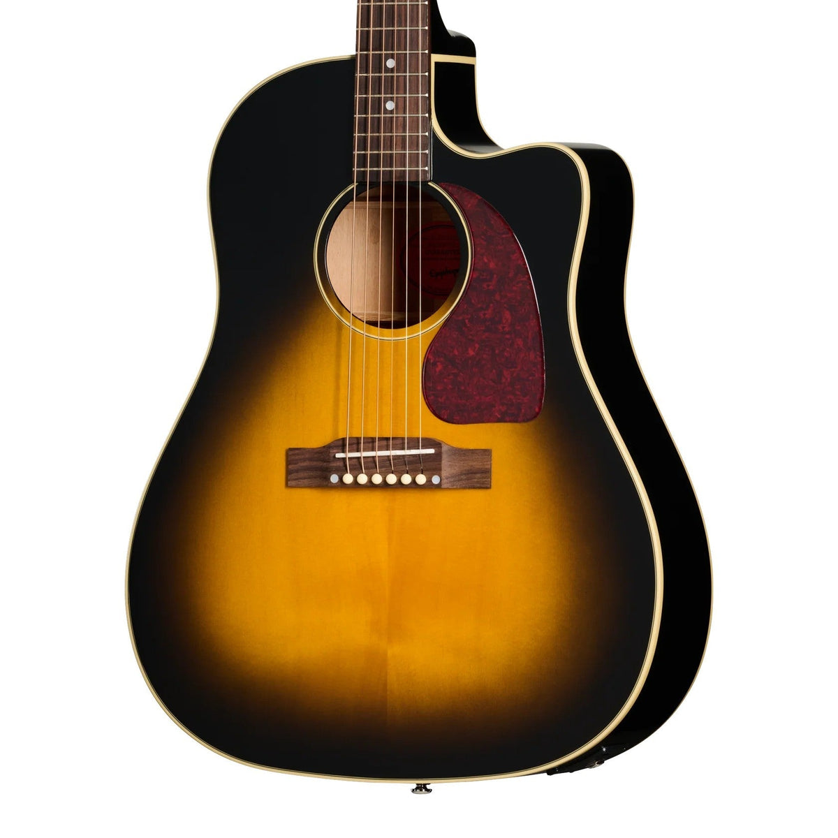 Epiphone J-45 Standard EC Acoustic Electric Guitar - Vintage Sunburst - View 3 | MusicMarket