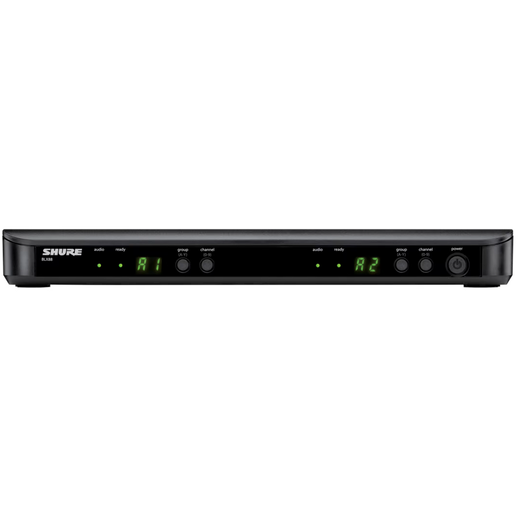 Shure BLX288/PG58 Wireless Dual Vocal System with PG58 - H9 Band - View 3 | MusicMarket