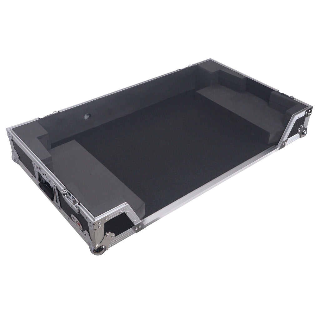 ProX XS-OPUSQUADW ATA Flight Style Road Case with 1U Rack Space and Wheels - View 9 | MusicMarket