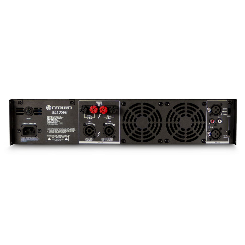 Crown XLI3500 Power Amp - Open Box, Mint - View 2 | MusicMarket