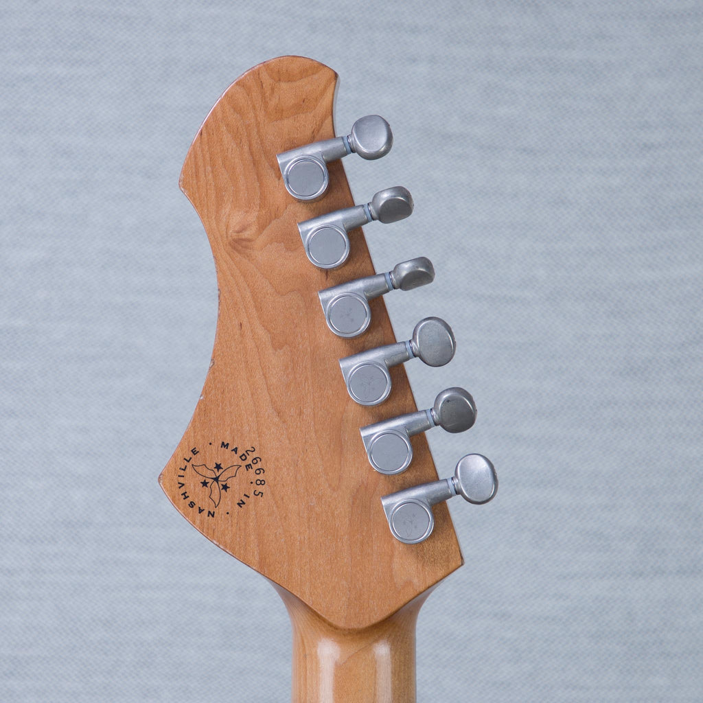 Novo Guitars Dealer Limited Edition Serus J Electric Guitar - FOF Daphne Blue over '64 3TB - #26685 - View 7 |