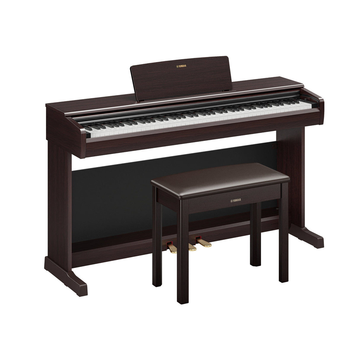 Yamaha Arius YDP146R 88-Key Weighted Digital Piano - Rosewood - View 3 | MusicMarket