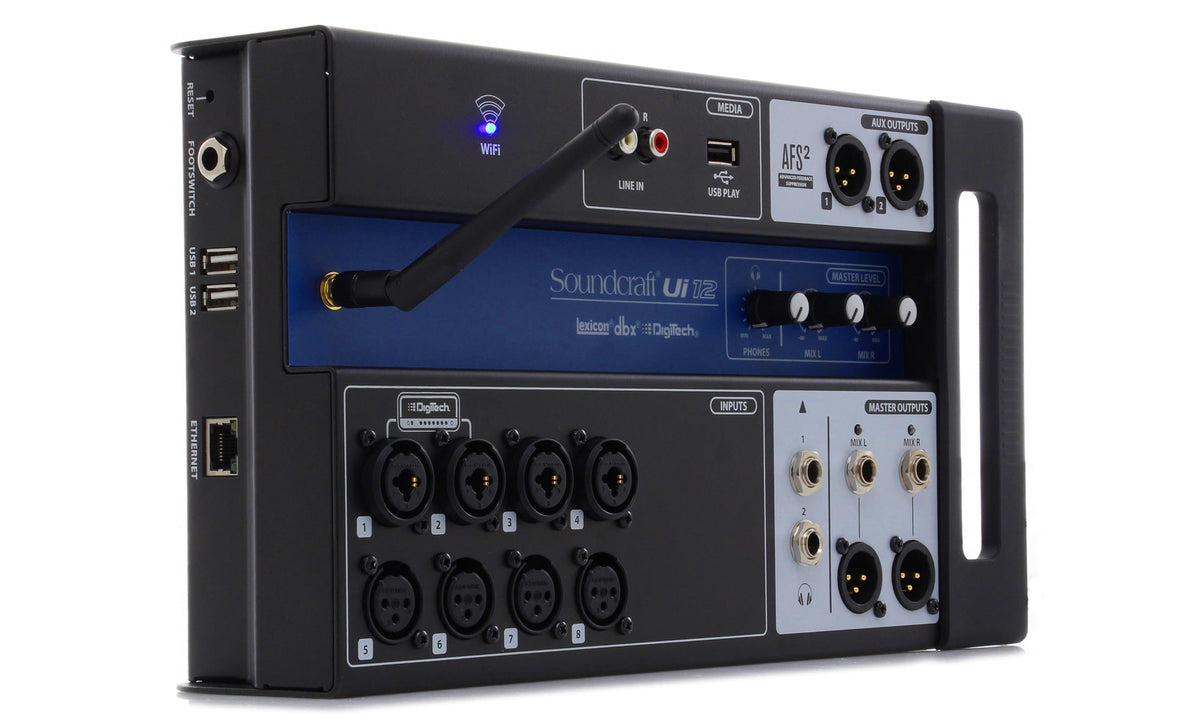 Soundcraft Ui12 Digital Mixer - Open Box, Mint - View 2 | MusicMarket