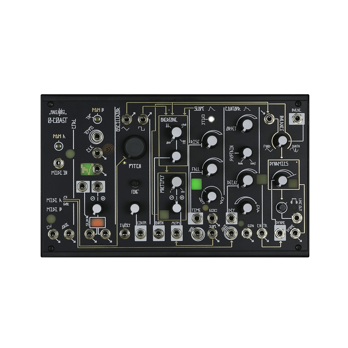 Make Noise 0-Coast Patchable Monophonic Analog Synthesizer - MusicMarket
