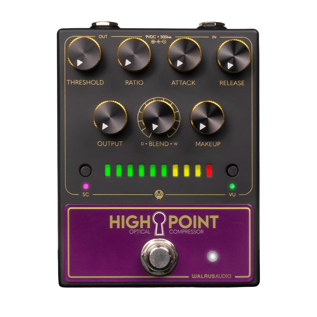 Walrus Audio Highpoint Optical Compressor Effects Pedal - MusicMarket