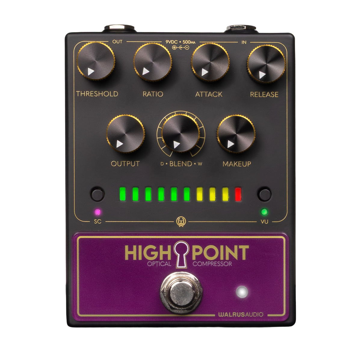 Walrus Audio Highpoint Optical Compressor Effects Pedal - MusicMarket