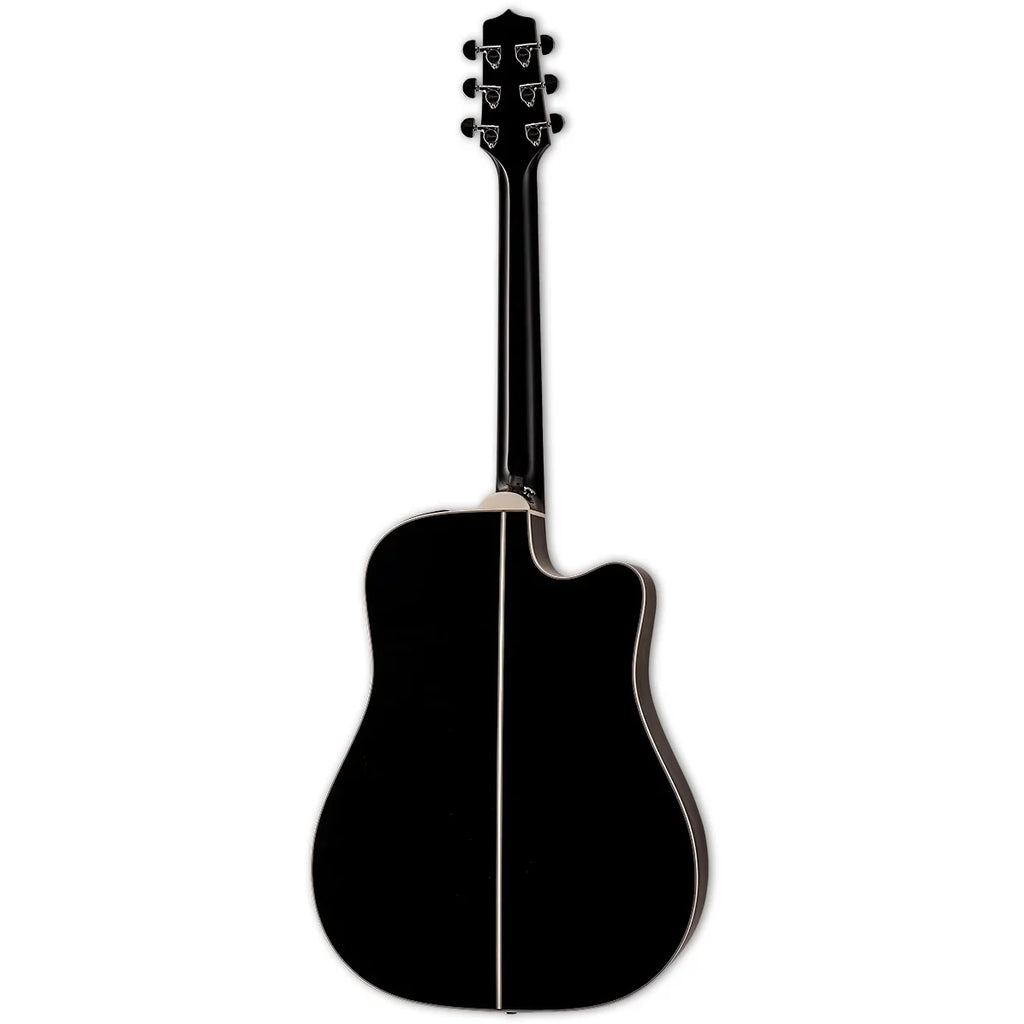 Takamine Legacy EF341SC Left Handed Acoustic Electric Guitar - Gloss Black - View 3 | MusicMarket