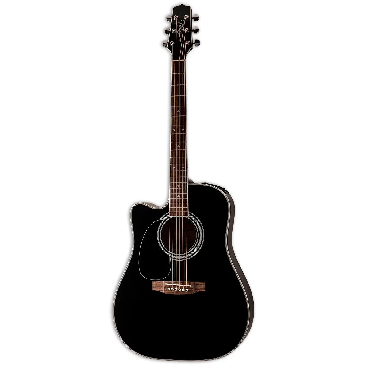 Takamine Legacy EF341SC Left Handed Acoustic Electric Guitar - Gloss Black - View 2 | MusicMarket
