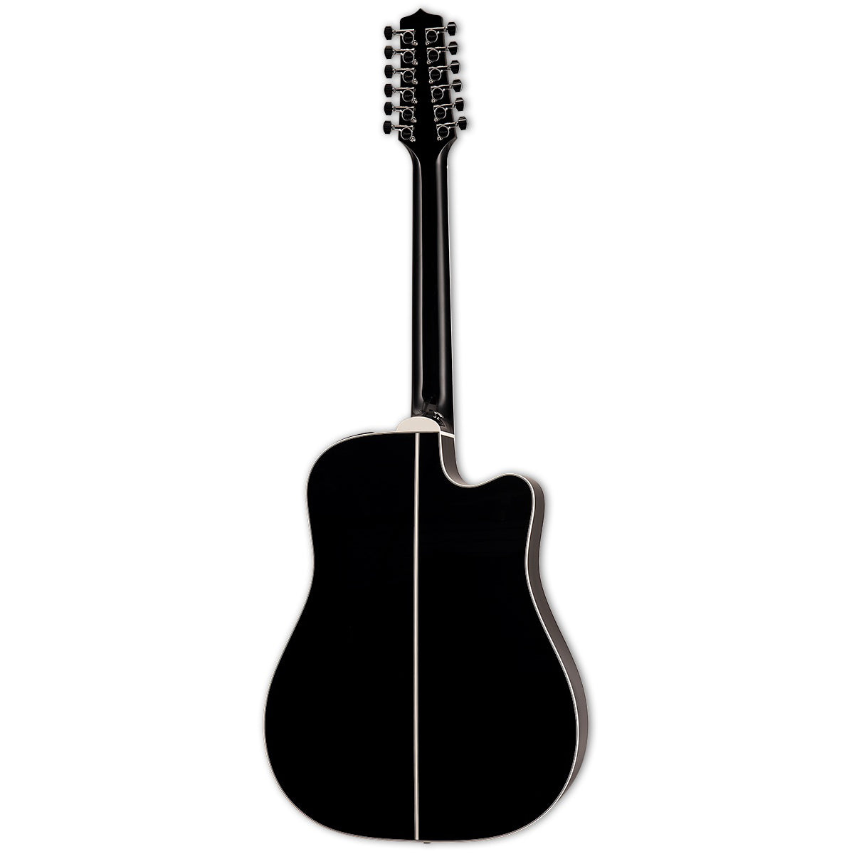Takamine Legacy 12-String Acoustic Electric Guitar - Black - View 4 | MusicMarket