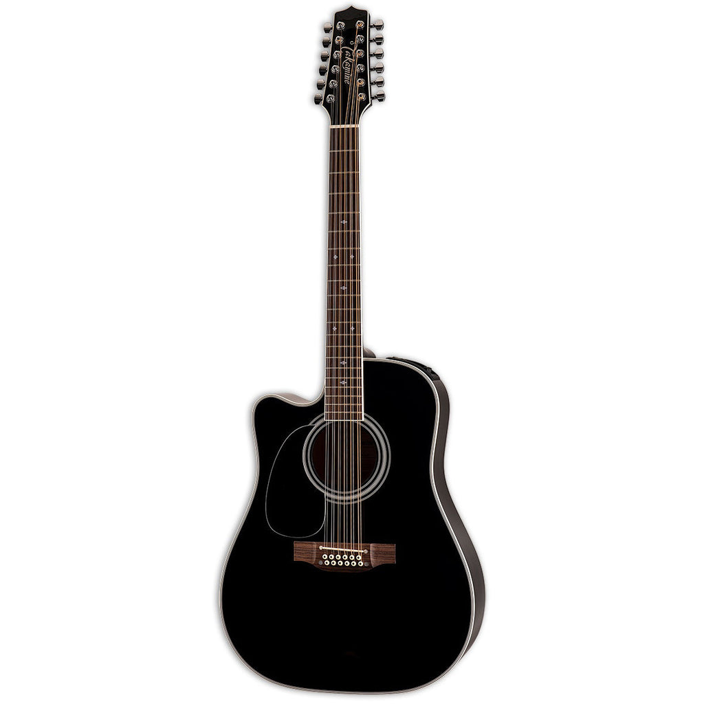 Takamine Legacy 12-String Acoustic Electric Guitar - Black - View 3 | MusicMarket