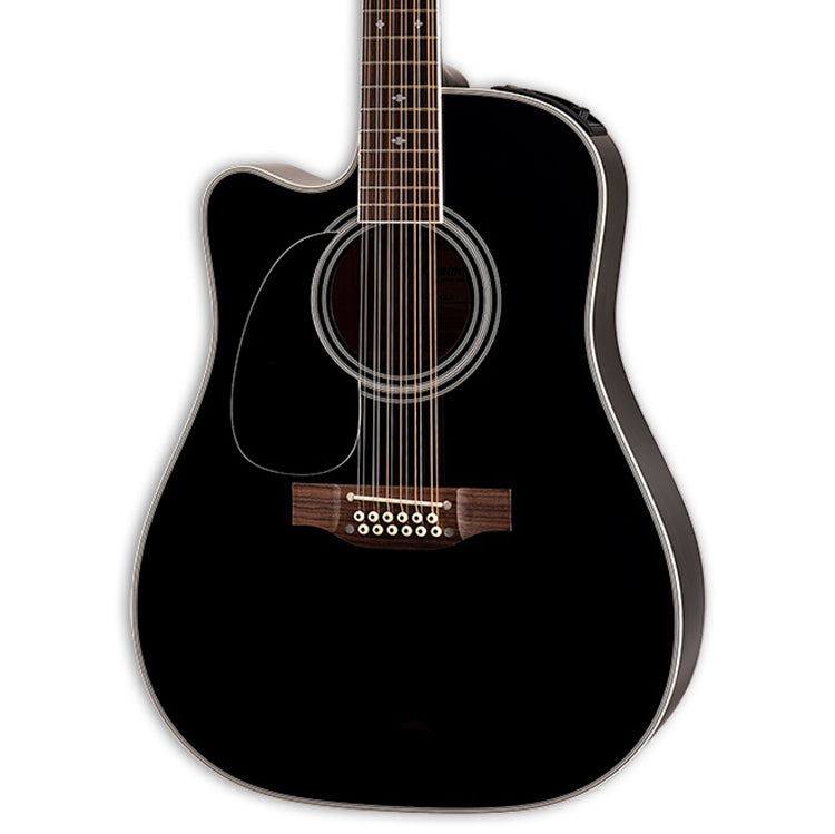Takamine Legacy 12-String Acoustic Electric Guitar - Black - MusicMarket