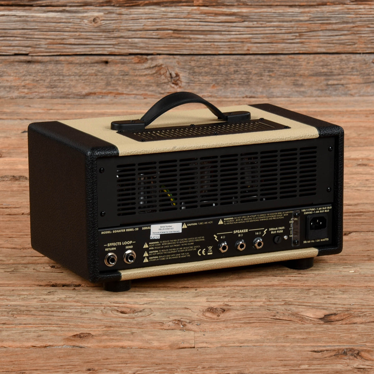 Egnater Rebel 20 20-Watt Guitar Amp Head - Angle 2 | MUSICTONER