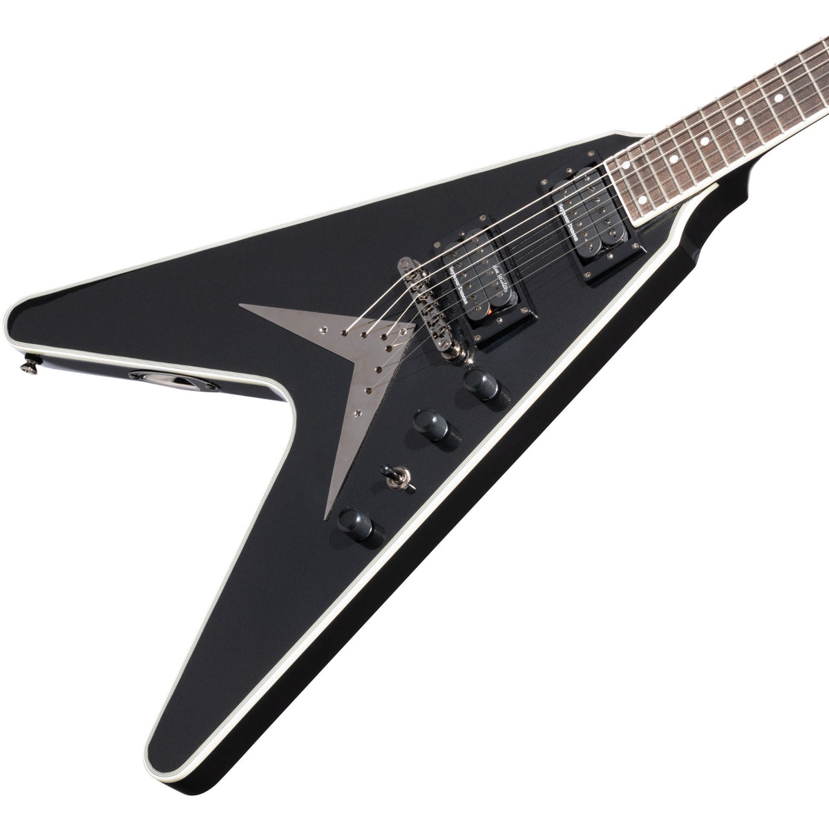 Epiphone Dave Mustaine Flying V Custom Electric Guitar - Black Metallic - View 6 | MusicMarket