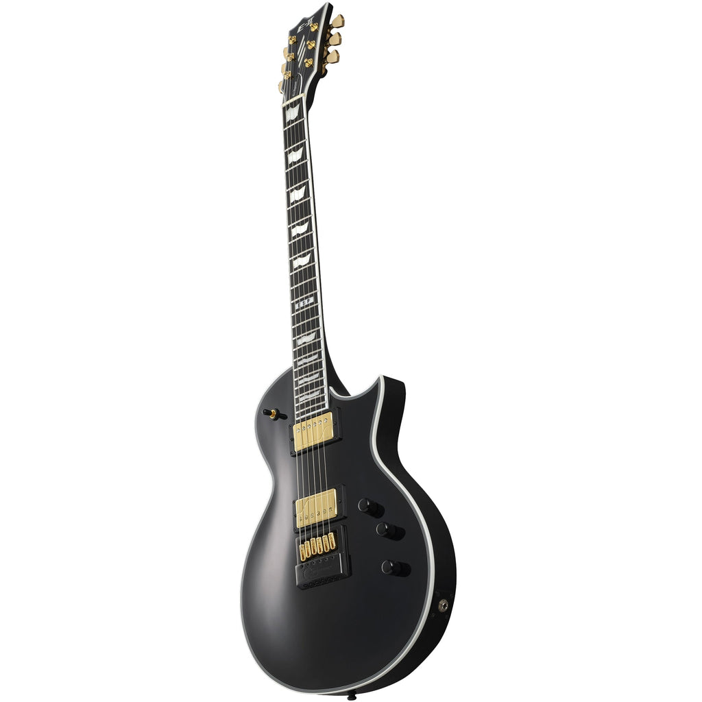ESP E-II Eclipse Full Thickness Evertune Electric Guitar, Black w/ Case - View 4 | MusicMarket