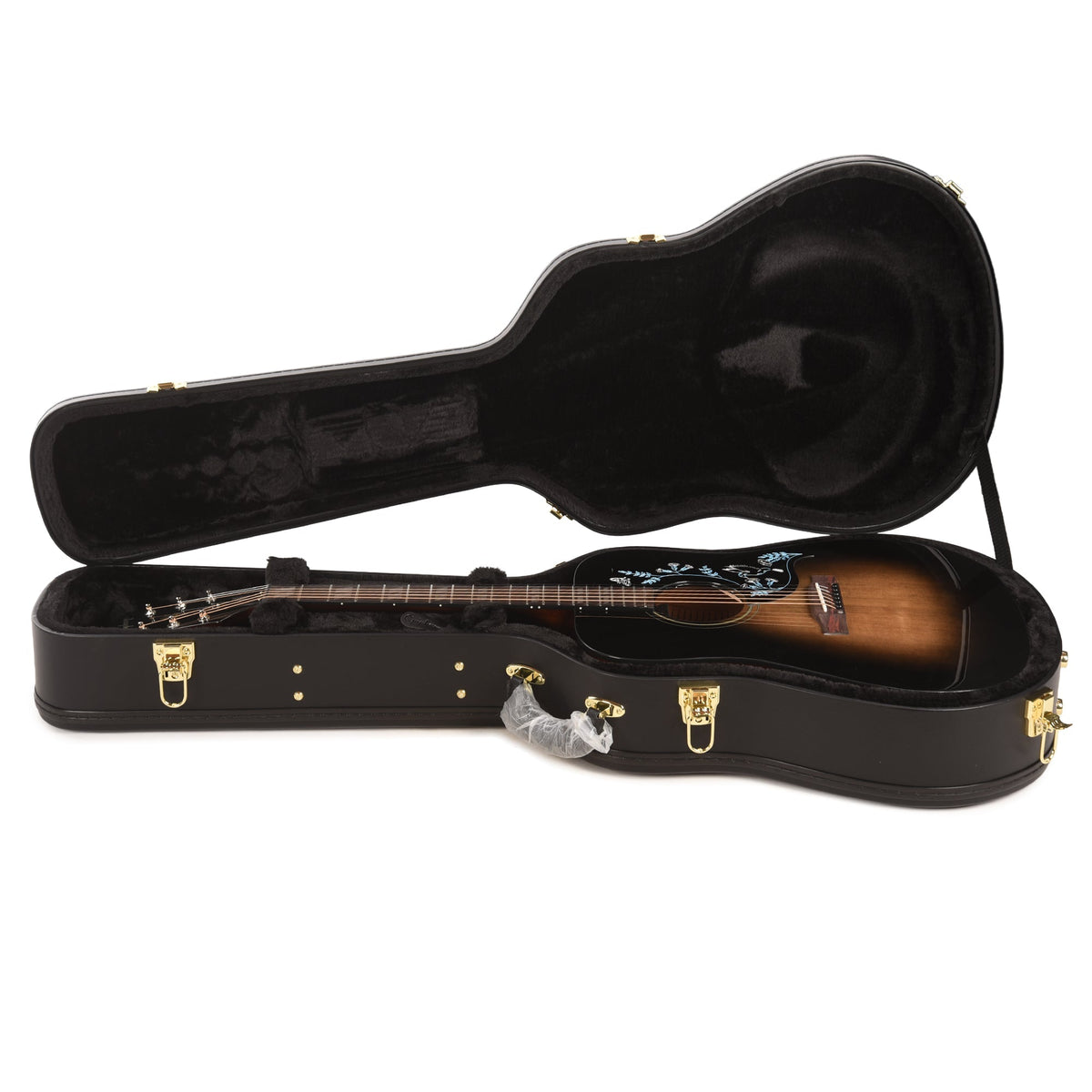 Epiphone Artist Eric Church Hummingbird Dark Studio Cobra Burst - Angle 8 | MUSICTONER