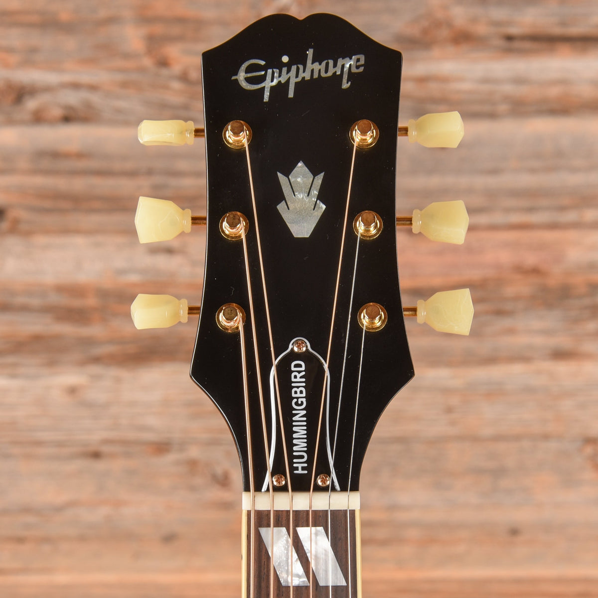 Epiphone Inspired by Gibson Original Hummingbird Antique Natural 2025 - Angle 6 | MUSICTONER