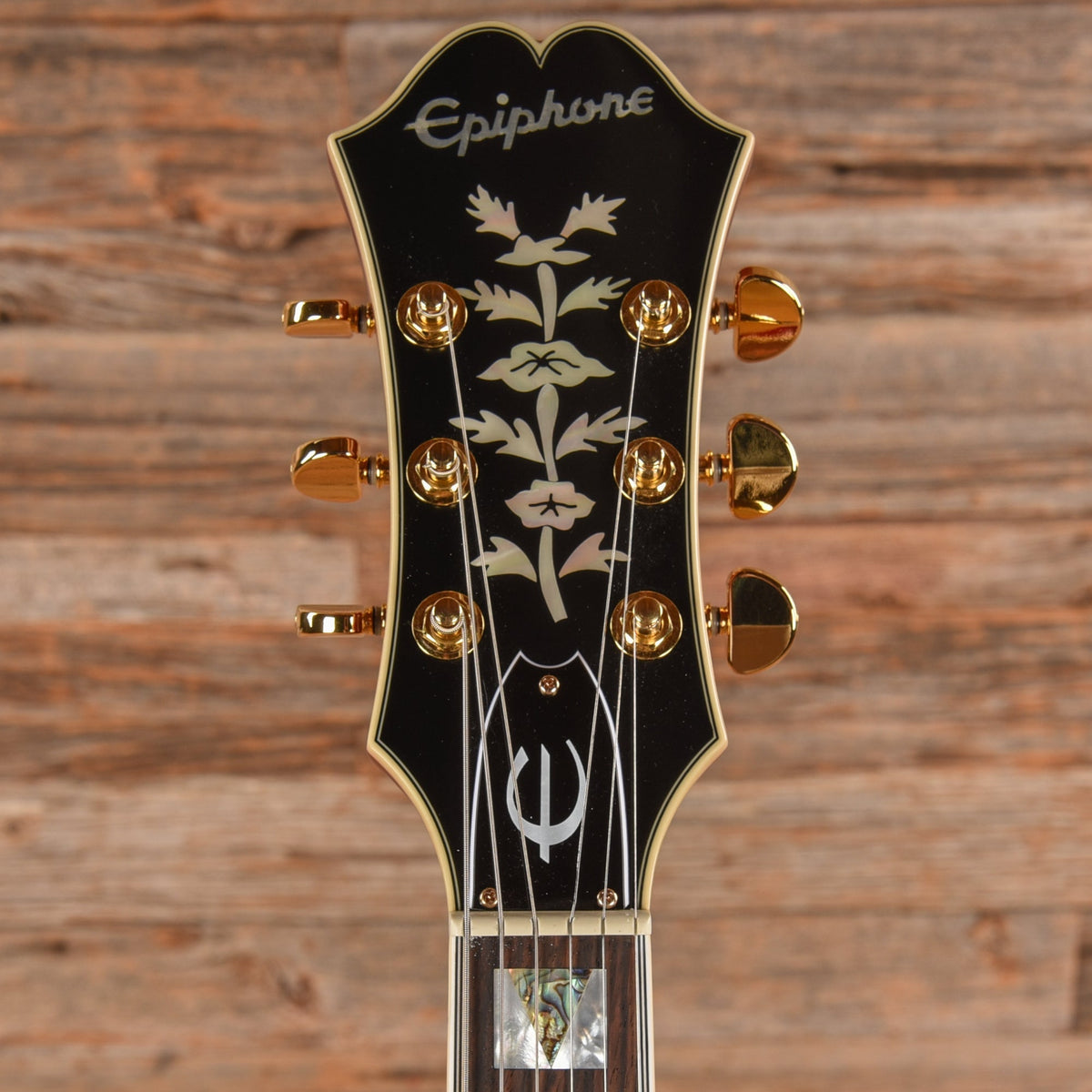Epiphone Artist Masterbilt Gem Archer Sheraton Cherry 2025 - Angle 6 | MUSICTONER
