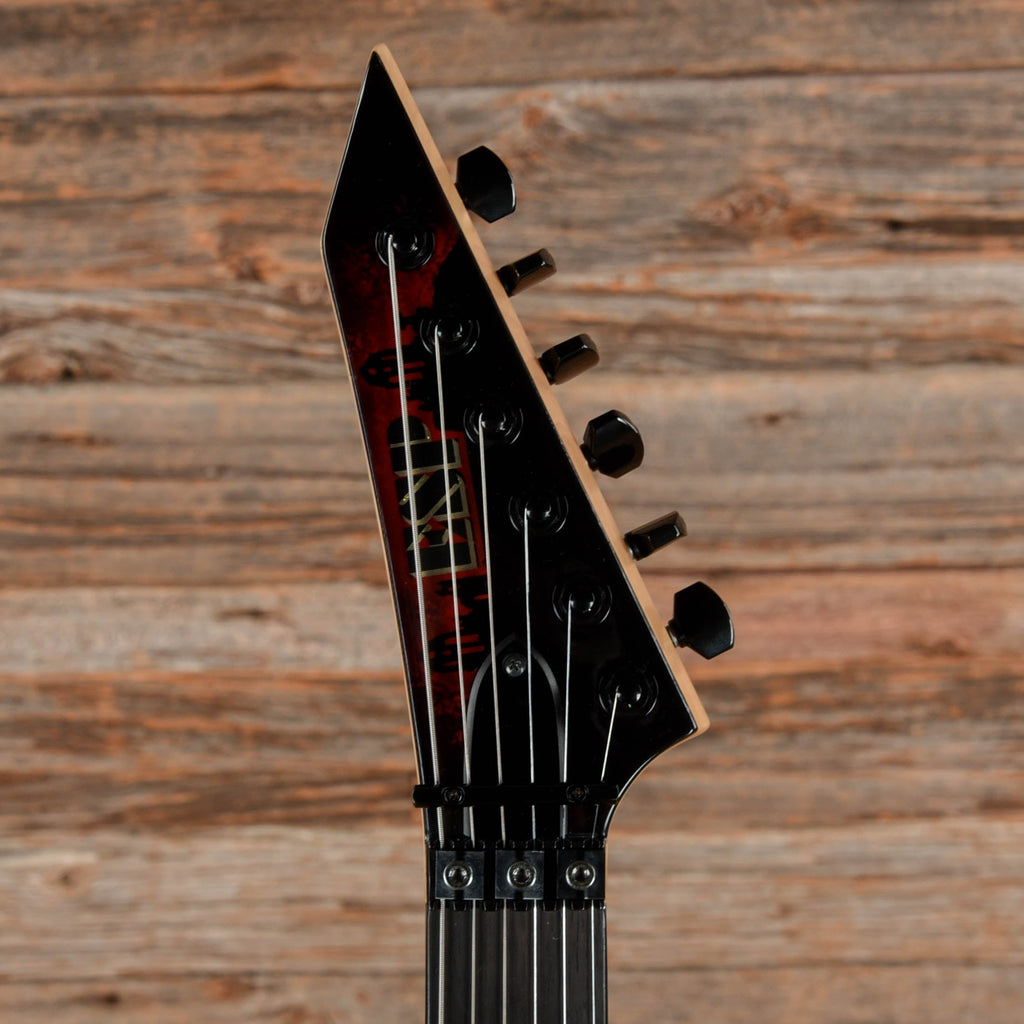 ESP Custom Shop M-II Custom Airbrush Artwork - Angle 6 | MUSICTONER