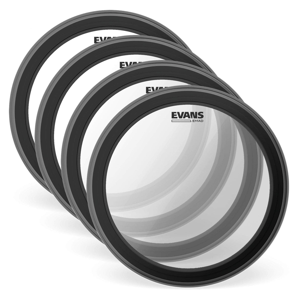 Evans 16" EMAD Batter Clear (4 Pack Bundle)