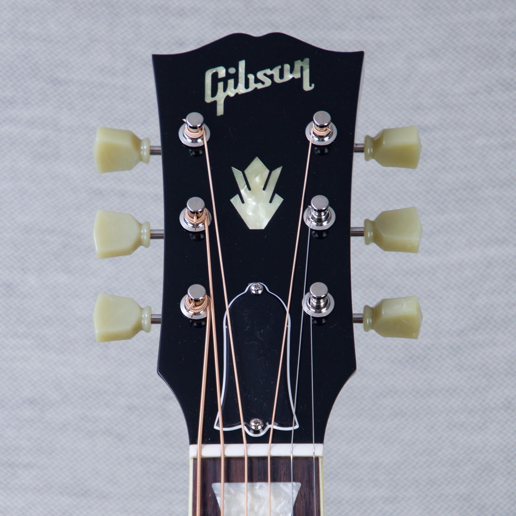 Gibson J160-E Original Mahogany/Spruce Acoustic Electric Guitar - Vintage Sunburst - #23395018 - View 3 | MusicMarket