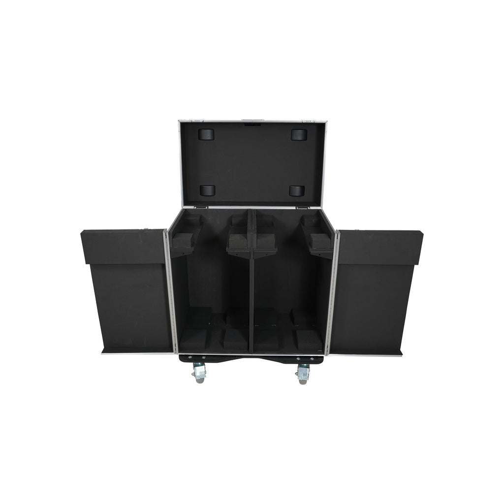 ProX XS-MH30WASHX2W for Two Moving Head Fixtures ATA Flight Style Road Case with Casters - View 10 | MusicMarket
