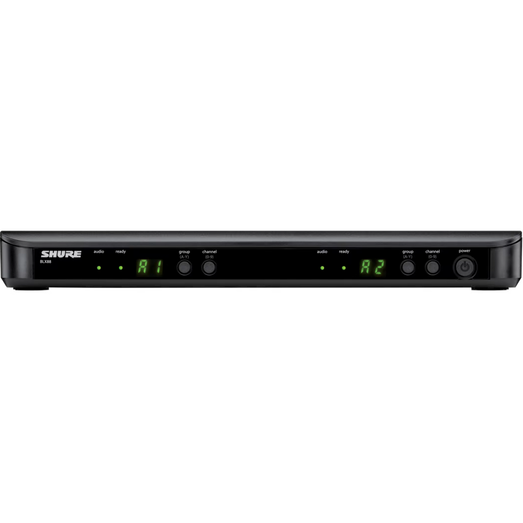 Shure BLX1288/CVL Combo Wireless PG58 and Lavalier System, H9 Band - Open Box, Mint - View 8 | MusicMarket