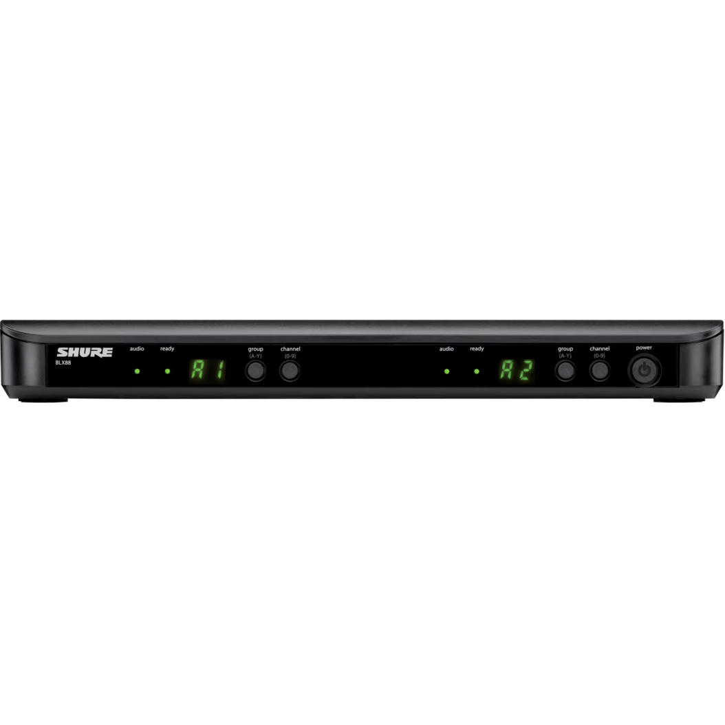 Shure BLX1288/CVL Combo Wireless PG58 and Lavalier System, H9 Band - Open Box, Mint - View 8 | MusicMarket