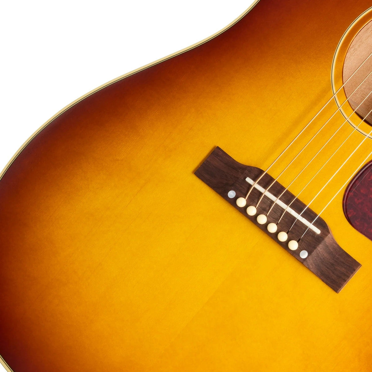 Epiphone J-45 Standard EC Acoustic Electric Guitar - Honey Burst - View 8 | MusicMarket