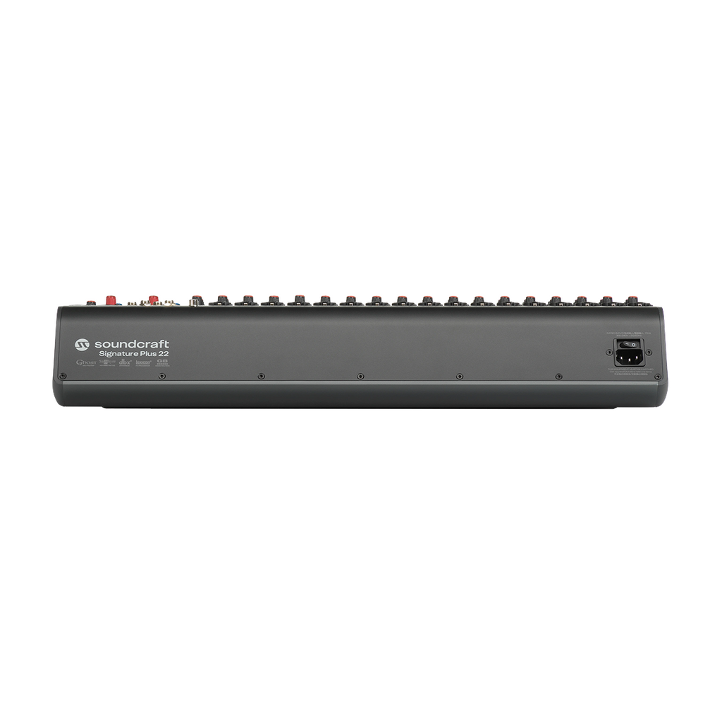 Soundcraft Signature Plus 22 Mixer with Lexicon and 4x4 USB-C Interface - View 2 | MusicMarket