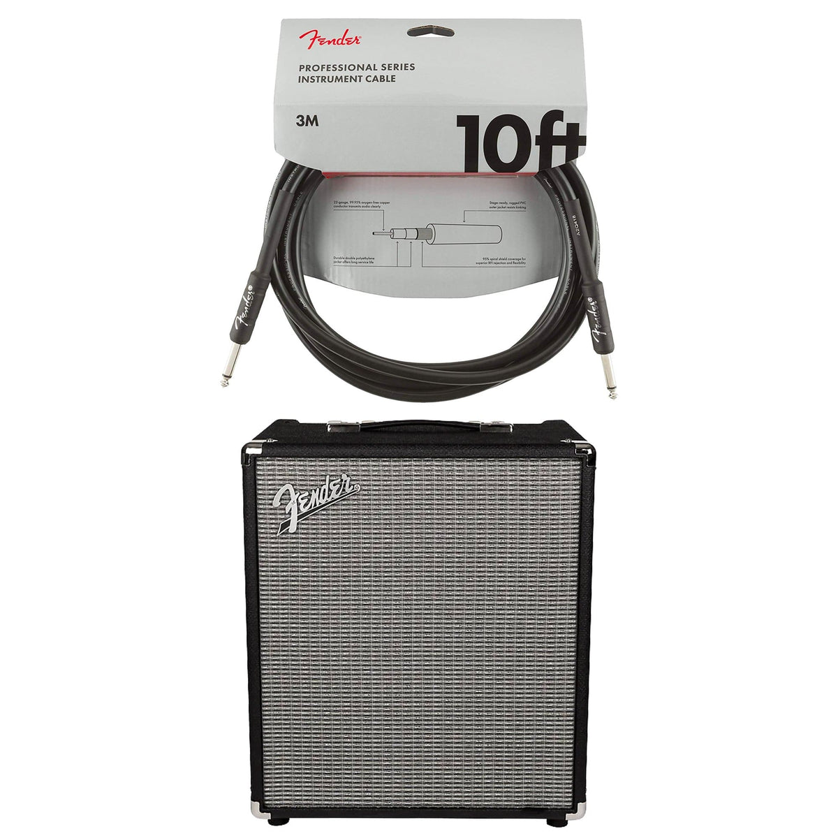 Fender Rumble 100 Cable Bundle
