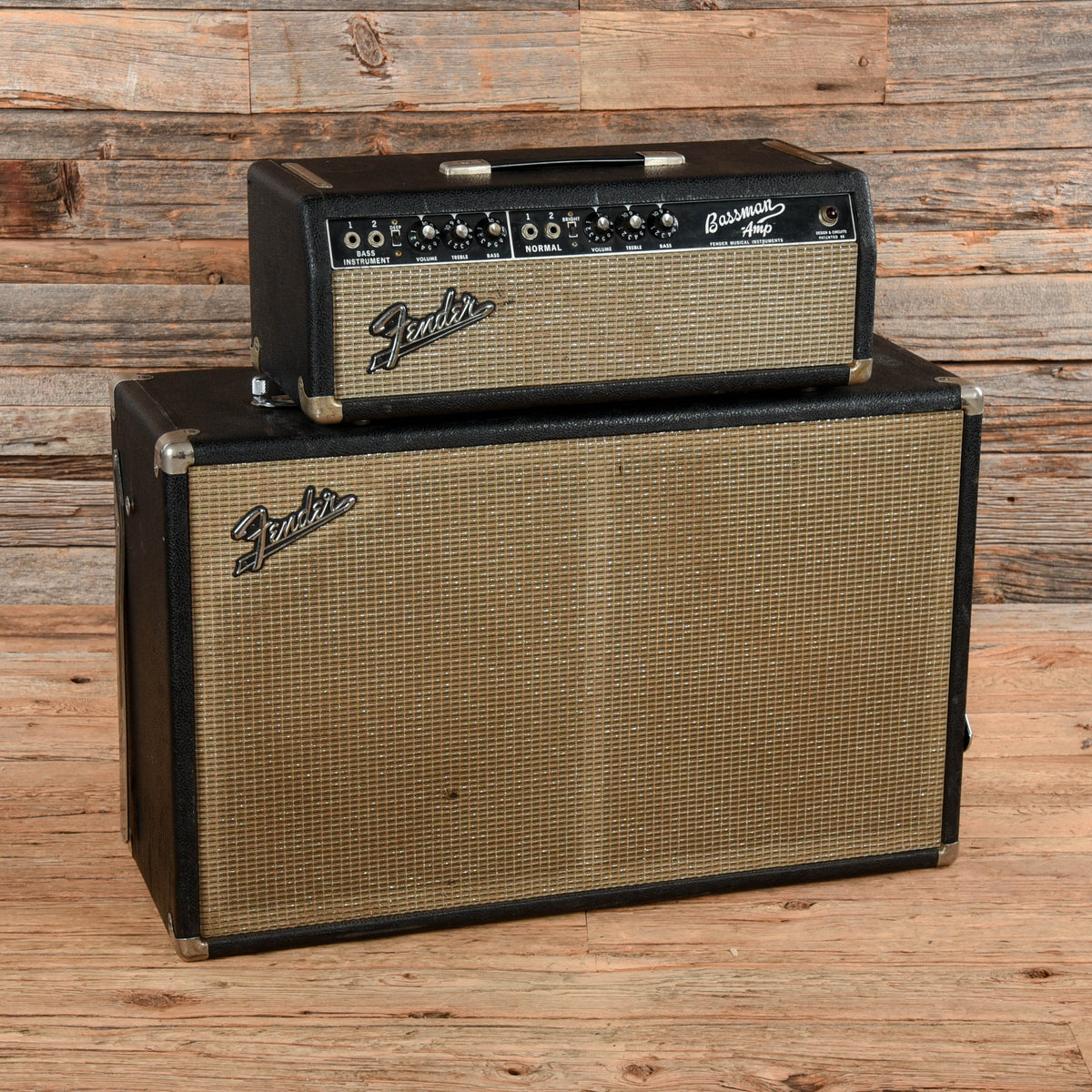 Fender Fender Bassman w/ Cab 1965  - Dave Amato of REO Speedwagon - MUSICTONER