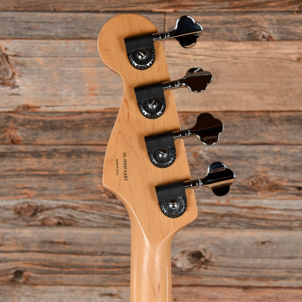 Fender American Deluxe Jazz Bass Black 1998 - Angle 7 | MUSICTONER