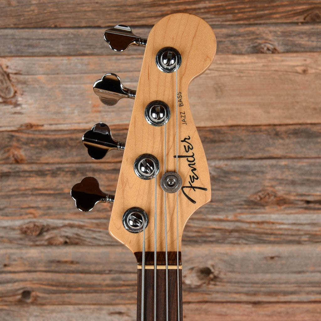 Fender American Deluxe Jazz Bass Black 1998 - Angle 6 | MUSICTONER