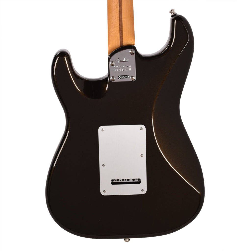 Fender American Ultra II Stratocaster HSS Texas Tea - Angle 3 | MUSICTONER