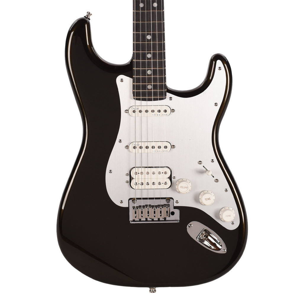 Fender American Ultra II Stratocaster HSS Texas Tea - Angle 2 | MUSICTONER