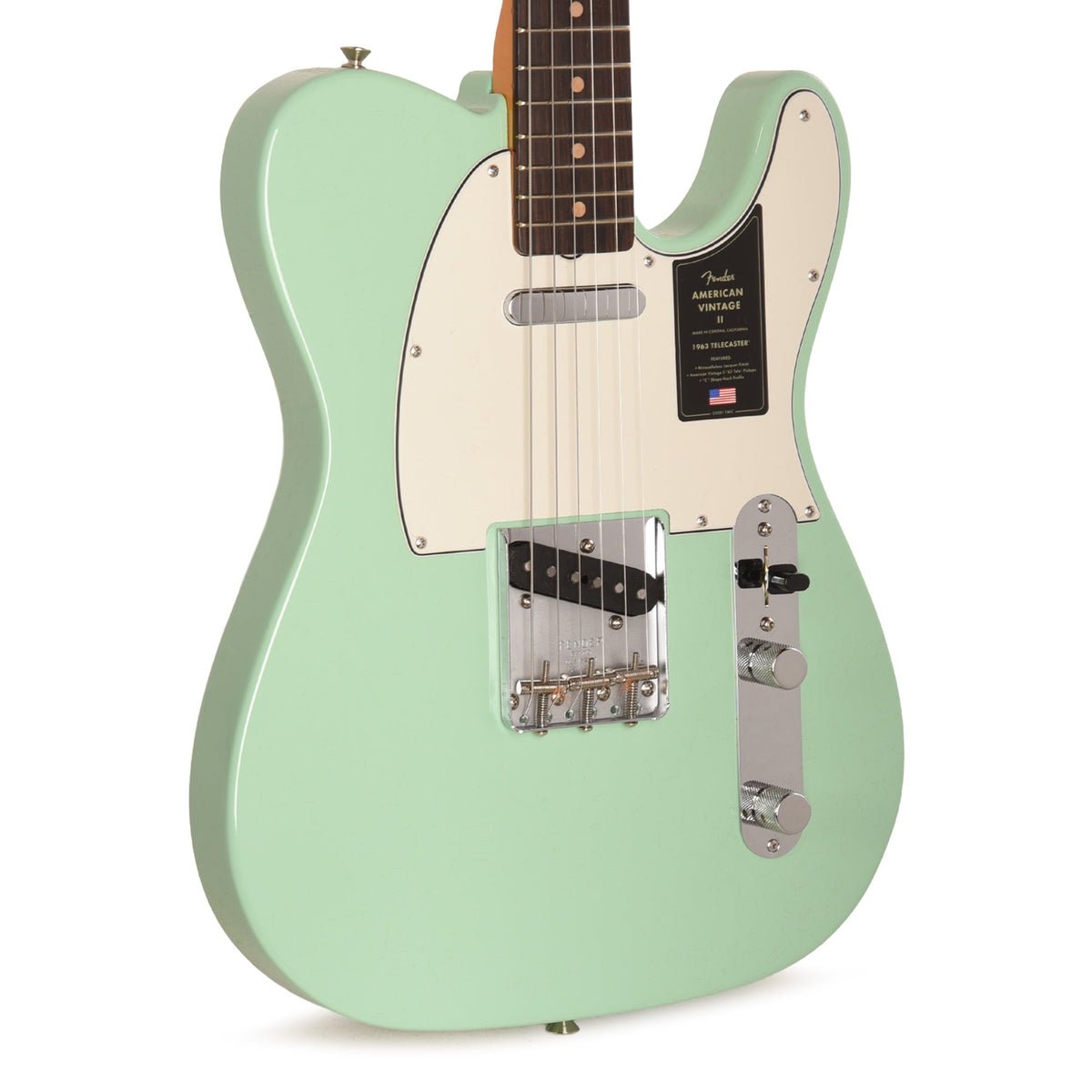 Fender American Vintage II 1963 Telecaster Surf Green - MUSICTONER