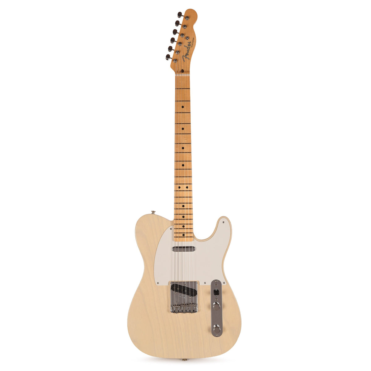 Fender Custom Shop 1955 Telecaster "Chicago Special" Deluxe Closet Classic Super Aged White - Angle 4 | MUSICTONER